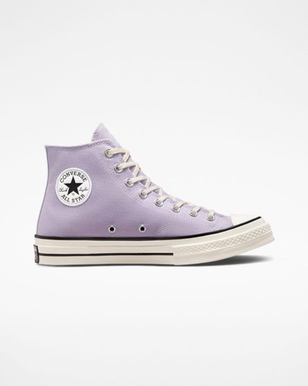 Converse Chuck 70 Vintage Canvas Hoge Sneakers Dames Paars Zwart | NL TBA5329